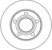 trw df4026 rear brake disc for passat b5 a4, high quality rear brake disc by trw TRW DF4026 Rear Brake Disc - For Passat B5 96- and A4 95-00 | 245mm TRW DF4026 Rear Brake Disc | Passat B5, A4 95-00 trw, brake-disc, passat-b5, a4-95-00, car-parts, mechanics, solid-brake-disc, rear-brake-part, automotive, ai-generated