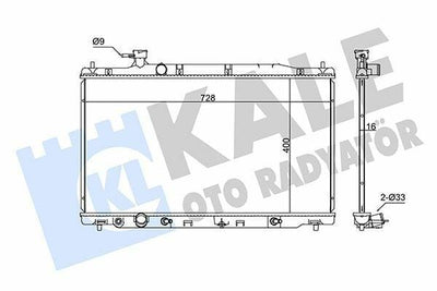 KALE Radiator for 2007 CR-V 2.4L Vtec 4WD - Aluminum Design — Radiators & Fans