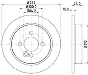 hella pagid mini cooper rear brake discs set, mini cooper brake disc specifications, high quality brake discs for mini cooper HELLA PAGID Mini Cooper Rear Brake Discs - 2-Piece Set for R50-R52-R53 Models | 259 mm Diameter HELLA PAGID Mini Cooper Rear Brake Discs hella-pagid, mini-cooper, brake-discs, car-parts, auto-repair, vehicle-maintenance, diy-repair, mechanics, brake-system, ai-generated