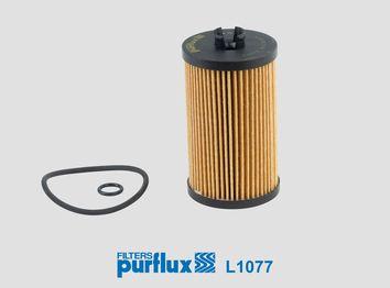 Purflux L1077 Oil Filter Opel Astra J-K / Corsa D / Insignia A-B / Meriva B / Mokka X A14XER-A16LET-B16DTH — Oil Filters