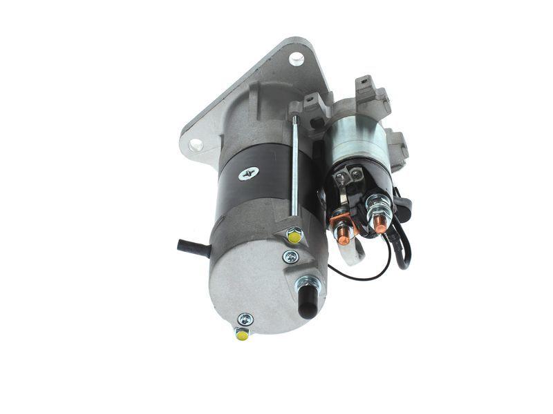 bosch 1986s10068 starter motor image, 24v starter motor for heavy duty trucks BOSCH 1986S10068 Starter Motor 24V 5.5kW - Renault Kerax Magnum / Volvo FH12 FM12 | Durable Performance BOSCH 24V Starter Motor - 5.5kW for Trucks bosch, starter-motor, 24v-starter, heavy-duty-trucks, renault, volvo, mechanics, truck-drivers, ai-generated, auto-parts