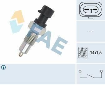 fae 40520 reverse gear switch product image, technical specifications of fae 40520 switch FAE 40520 Reverse Gear Switch - Compatible with Tempra Uno Pal Alb Mra Lna Pun Dbl | 2 Pin Black FAE 40520 Reverse Gear Switch fae, reverse-gear-switch, car-parts, auto-repair, mechanics-tool, diy-auto, vehicle-parts, tempra-parts, uno-parts, ai-generated