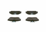 BOSCH Brake Pads Front - Low-Metallic Technology for Nissan Primera (99-02) & Almera