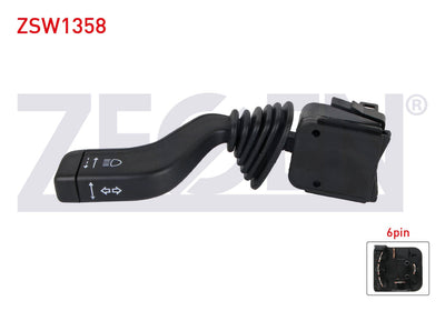 Zegen ZSW1358 Headlight Turn Signal Kumanda Arm 6 Pin Opel Astra G-Zafira A 1998-2005 /Corsa B 19 — Tail, Signal & Reflectors