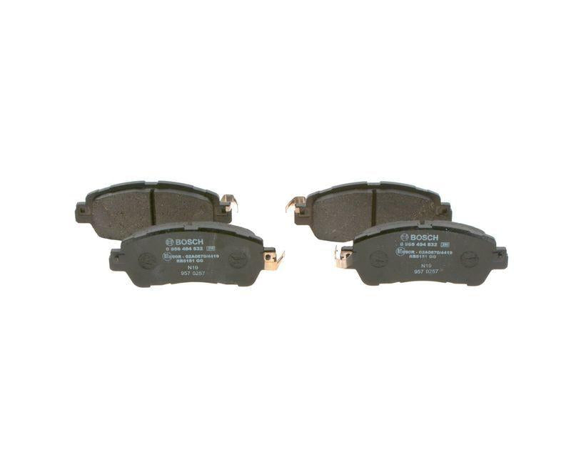BOSCH 0986494832 Brake Pads - Low-Metallic Material
