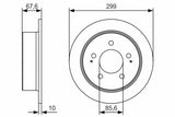BOSCH Brake Discs - Ssangyong Actyon Kyron 06 — Brake Rotors & Drums