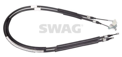 SWAG 13949627 Opel Astra G Rear Parking Brake Cable with Brake Drum 00-07 1250 mm — Brake Rotors & Drums