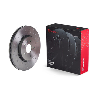 Brembo 09.D392.1X Brake Disc Front Opel Astra K Drilled — Brake Rotors & Drums