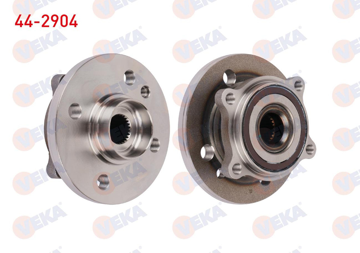 Veka 44-2904 Wheel Hub Left-Right Front with Bearing Mini Cooper (R50 — Hub Assemblies