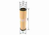 BOSCH Air Filter 1457433333 - Filter for E220 — Air & Cabin Filters