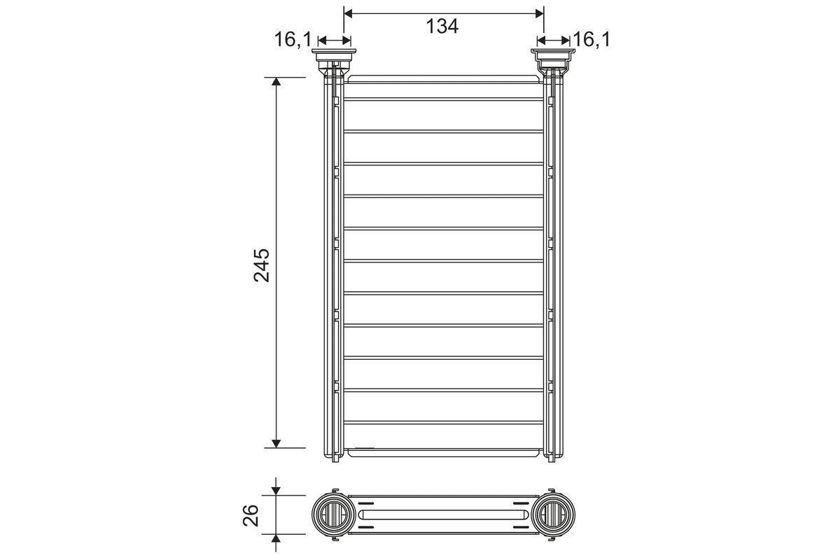 Valeo 811646 Kalırofer Radiator W208 W213 E Series 17 > 23 W205 C Series 14 > 21 — Radiators & Fans