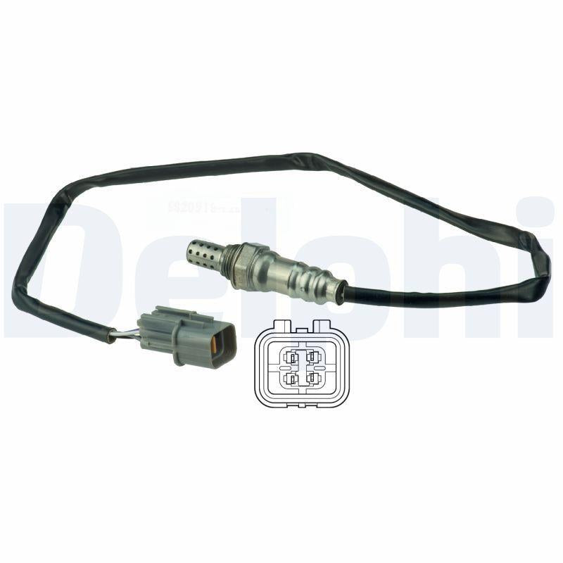 Delphi Oxygen Sensor - Rear for Hyundai i30 & Kia Ceed 1.4-1.6 — Oxygen & Air-Fuel