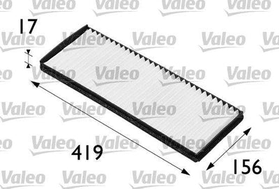 Valeo 698165 Cabin Air Filter Astra Classic 99-02/Corsa B 94-01/Tigra 94-00/Calibra 89-97 — Air & Cabin Filters