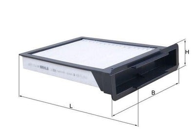 Mahle LA304 Cabin Air Filter C1 07 P107 06 / 05-Toyota: Aygo Citroen C1 1.0 / 1.4 05-14 Peugeot 107 1.0 — Air & Cabin Filters