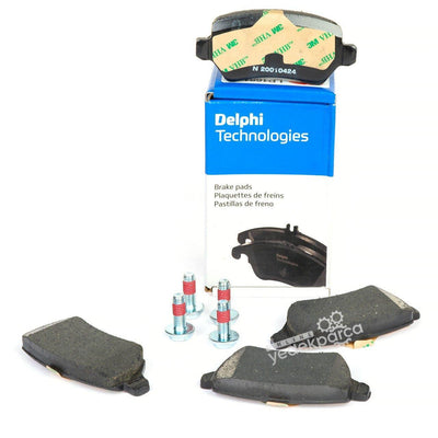 Delphi Rear Brake Pad Set for Opel Astra H - Guaranteed Quality — DELPI, Brake Pads