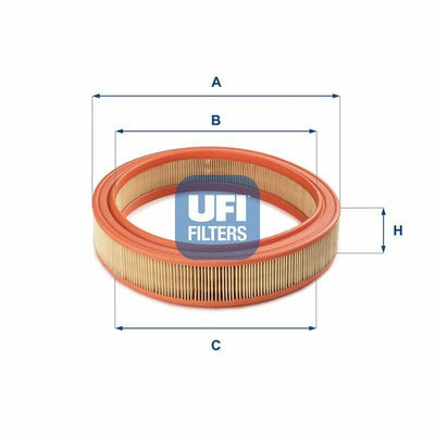 UFI Air Filter - Compatible with Golf IV, Polo & Bora 1.4-1.6 — Air & Cabin Filters