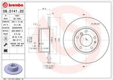 BREMBO Brake Disc - 302 mm Front Disc for BMW 5 Series E34 — Brake Rotors & Drums