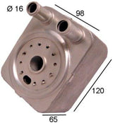 MAHLE Oil Cooler - Compatible with 2004 Golf, Caddy and 3 more models — Oil System
