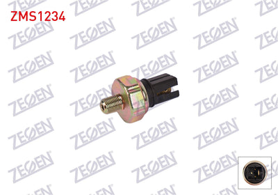 Zegen ZMS1234 Oil Pressure Switch 0,2 Bar Nissan Micra 1.2 2003-2010 / Pathfinder 3.3 1997-2004 — Switches & Relays