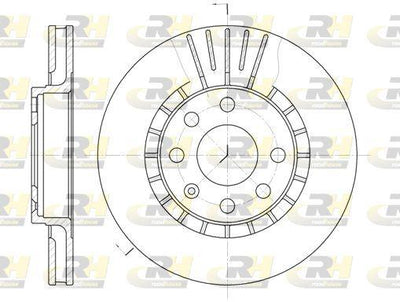 ROADHOUSE 6178.10 Brake Disc Lanos 11 05 — Brake Rotors & Drums