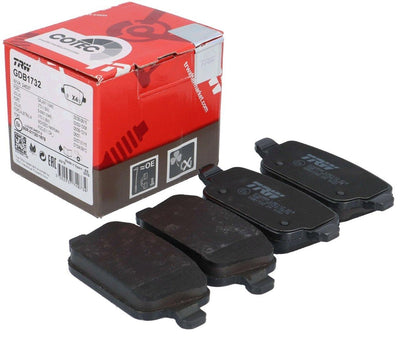 TRW GDB1732 Ford Mondeo/S-Max/Focus II/Galaxy II-III/Kuga/S80 II/V70 II/XC70/Freelander II Rear Brake Pad — Brake Pads