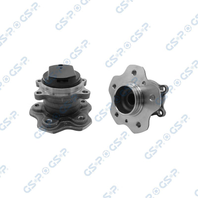 GSP 9400413 Rear Wheel Hub with Bearing Nissan Qashqai Renault Kadjar 1.2-1.6 dCi TCE 2013> — Hub Assemblies
