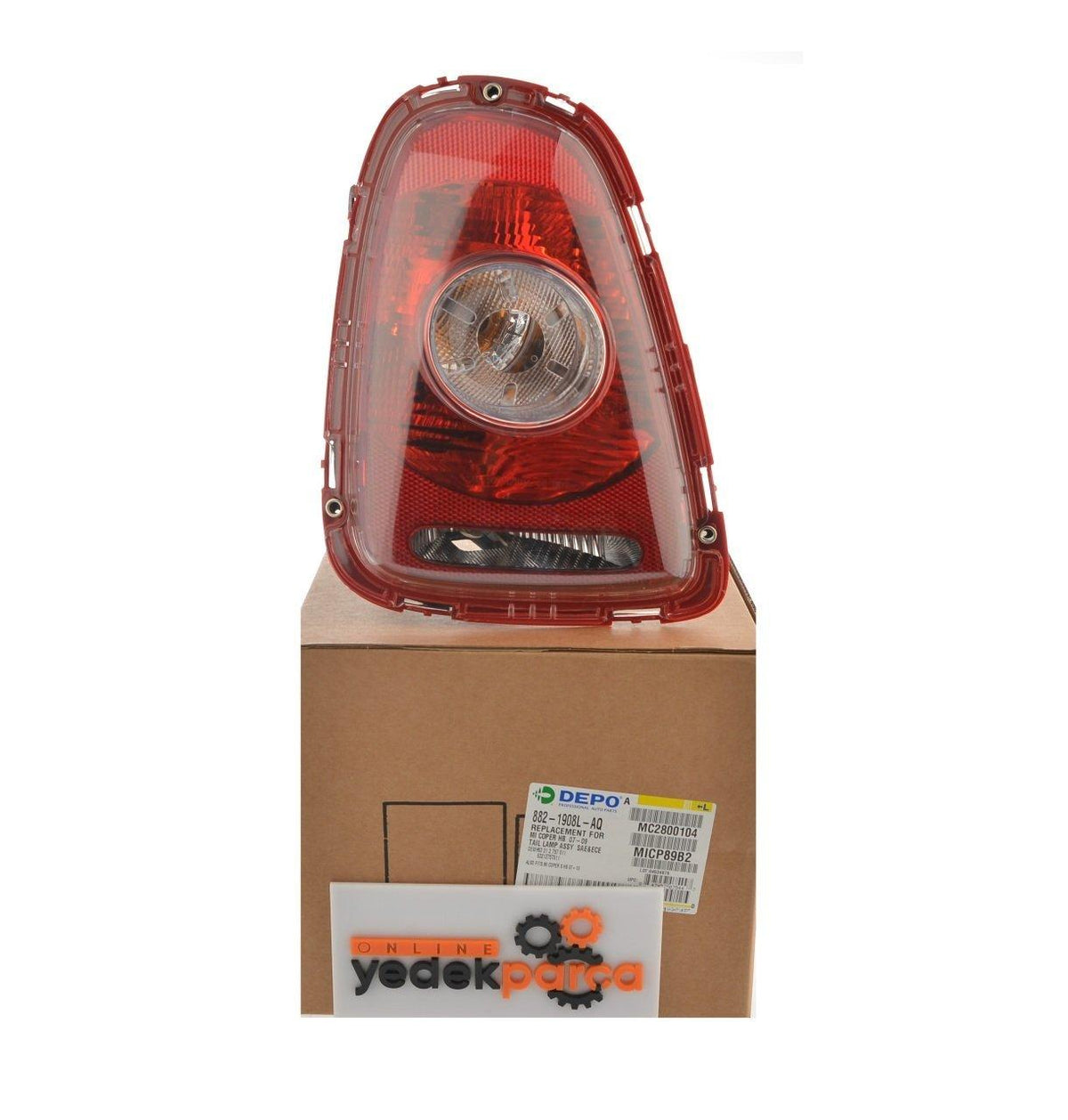 Depo 882-1908L-AQ Tail Lamp Left Mini Cooper R55-R56-R57 Bm 42156 — Tail, Signal & Reflectors