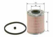 bosch fuel filter 1457431705 front view, bosch fuel filter 1457431705 specifications, bosch fuel filter 1457431705 installed in car BOSCH 1457431705 Fuel Filter - Compatible with Espace III and IV | 71.5 mm Diameter BOSCH 1457431705 Fuel Filter | For Espace III & IV bosch, fuel-filter, maфот-фильтр, car-maintenance, diesel-engine, espace-iii, espace-iv, automotive-parts, ai-generated, filter-element