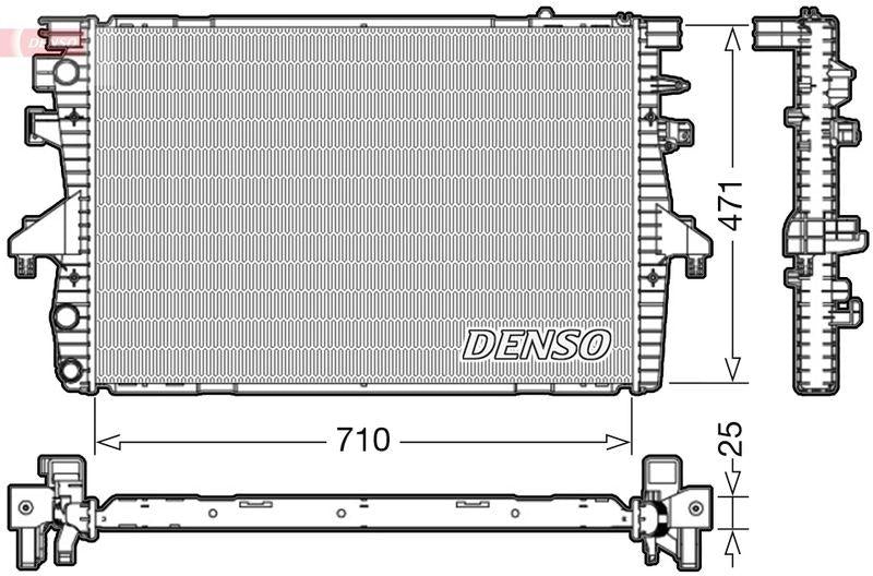 Denso DRM32039 Su Radiator Brazing (VW Transporter 03-10) Axb O.E — Radiators & Fans