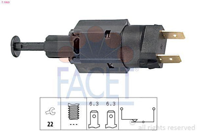 Facet 71050 Brake Light Switch Opel Vectra A B Astra F G