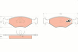 TRW GDB958 Front Brake Pad Set for Palio 1.4-1.6 — Brake Pads