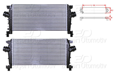 Wisco 2113729-00 Turbo Radiator (Intercooler) 565X282,3X30 Opel Astra J 1.3 CDTi-1.4-1.6 10 > — Radiators & Fans