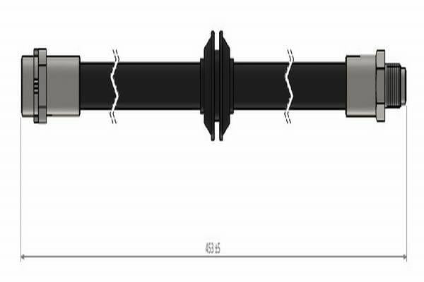 CAVO Brake Hose C900.409.A - Front Installation for E36 (1990-1998) — Brake Hydraulics