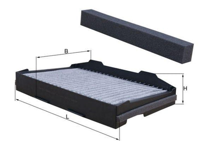 Mahle LAK255 Cabin Air Filter Saab Bm 09