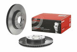 Brembo 09.D881.11 Brake Discs - Front Vented Coated for Honda Civic 2017 — Brake Rotors & Drums
