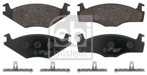 FEBI Front Brake Pad - Brake Solution for Golf II, Jetta II, and Passat II — Brake Pads