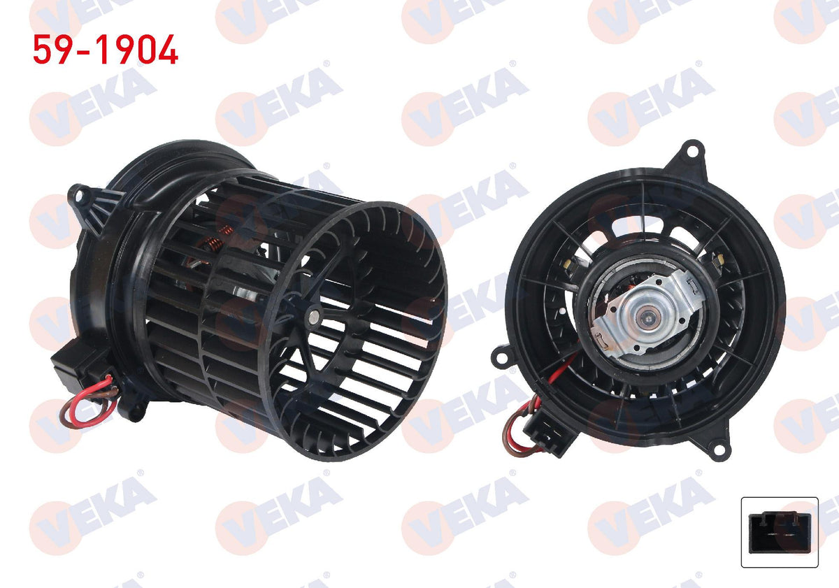 Veka 59-1904 Heater Motor Ford Fiesta 2001-2008 / Fusion 2002-2010