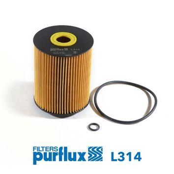 Purflux L314 Oil Filter (VW Golf 96-98 Passat 94-05 Touareg 03-10) Aaa-Azz