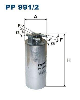 FILTRON PP991-2 Fuel Filter for Audi A6 2.7 TDI 3.0 TDI (2005-2011) — Fuel Delivery