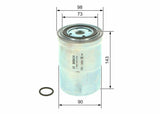 BOSCH Fuel Filter 1457434459 - Compatible with Pajero 3.2 & Tata 2.0 — Fuel Delivery