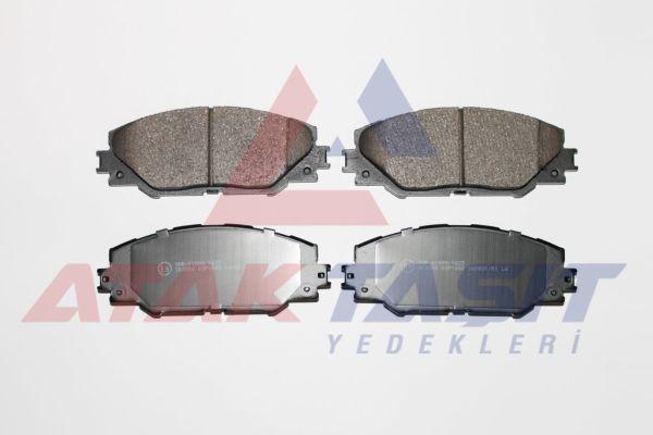 AP 05P1282 Brake Pad Front Toyota Rav4 III (Aca3_, Ace_ and 3 more models — Brake Pads