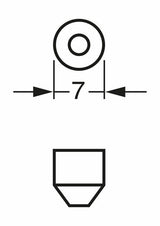 BOSCH 12V 3W Sv7-8 Pure Light Bulbs - 10 Units for Car Owners and DIY Enthusiasts — Bulbs & Interior Light