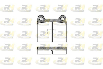 ROADHOUSE 2017.00 Brake Pad 50 86 08 74-07 78 — Brake Pads