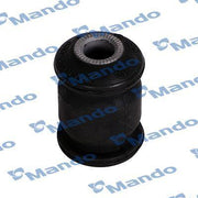 front view of MANDO control arm bushing, installation view of control arm bushing, technical specifications of MANDO bushing MANDO Control Arm Bushing for Hyundai Accent 00-06 / Getz - Front Axle | Durable Replacement Part Hyundai Accent Getz Control Arm Bushing - MANDO hyundai-accent, getz-bushing, control-arm-bushing, car-parts, vehicle-upgrade, auto-repair, mandos-parts, mechanics, car-owners, ai-generated