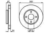 BOSCH Front Brake Disc 0986478170 for Mondeo 1996-2000 — Brake Rotors & Drums