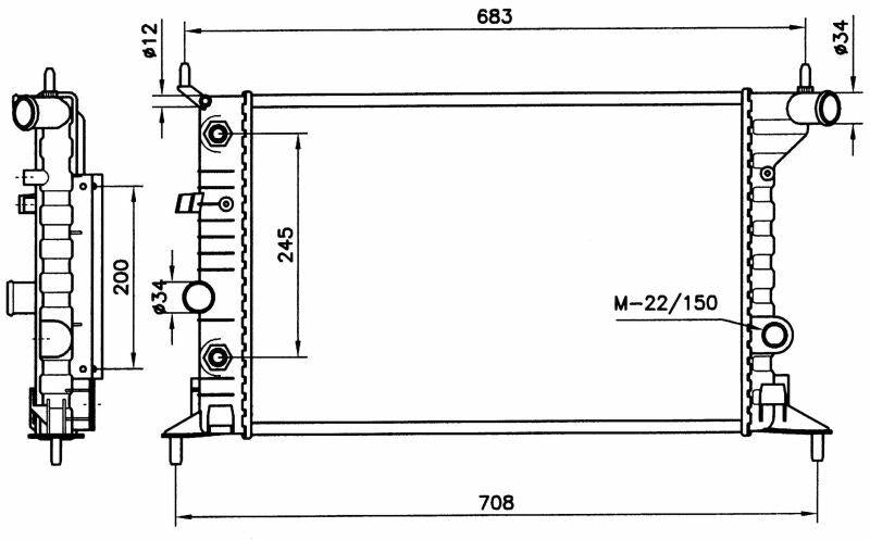 nrf motor water radiator x16xel x20xev, aluminum radiator for vectra b vehicle, technical specifications of nrf radiator NRF Motor Water Radiator X16xel X20xev - Compatible with Vectra B | Durable Aluminum NRF Motor Water Radiator X16xel X20xev | Vectra B nrf, motor-water-radiator, vectra-b, x16xel, x20xev, aluminum-radiator, car-part, cooling-system, vehicle-maintenance, ai-generated