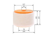 bosch-air-filter-a6-c7, high-performance-audi-air-filter BOSCH Air Filter F026400289 for A6 C7 & Avant Models - Compatible with 2.0 TDI, TFSI | High Performance BOSCH Air Filter A6 C7 - High-Performance Replacement bosch, air-filter, a6-c7, automotive, car-maintenance, engine-performance, 2.0-tdi, 2.0-tfsi, mechanics, ai-generated