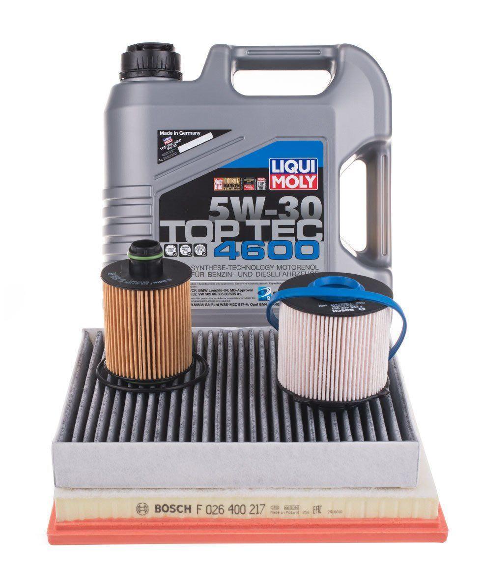 Bosch Opel Astra J 1.3 Diesel Maintenance Service Kit - Complete with Liqui Moly Oil & Filters — Maintenance & Service Kits