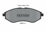 textar brake pads for chevrolet aveo kalos front, textar 2397401 brake pads close up TEXTAR Brake Pads - Performance for Chevrolet Aveo/Kalos 04- | Front TEXTAR Brake Pads for Chevrolet Aveo/Kalos textar, brake-pads, chevrolet, aveo, kalos, car-parts, auto-accessories, mechanic-tools, vehicle-maintenance, ai-generated