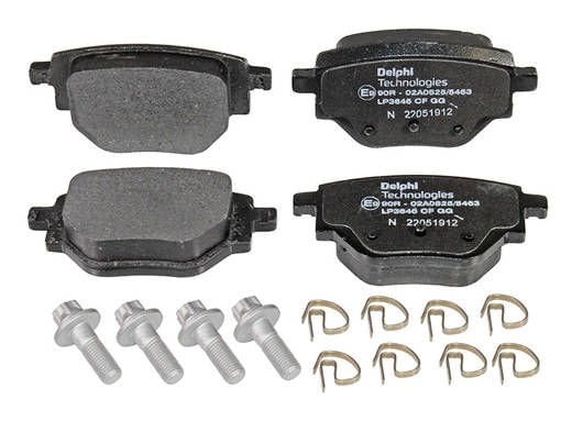 Peugeot 2008 2020+ Rear Brake Pad Delphi Brand